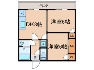 リーベンハイムの物件間取画像